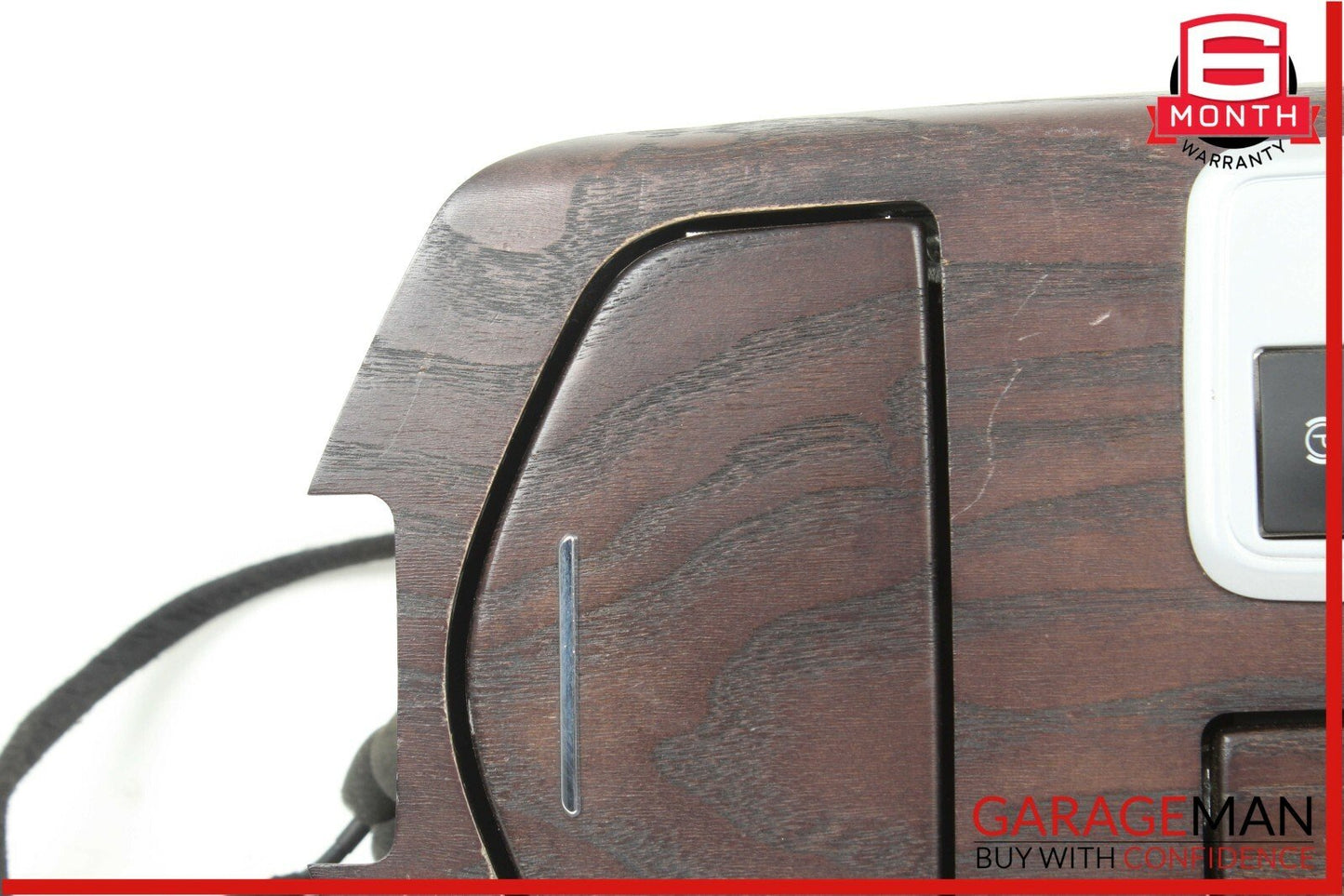 14-17 Maserati Ghibli Center Console Cupholder Armrest Ashtray Compartment Wood