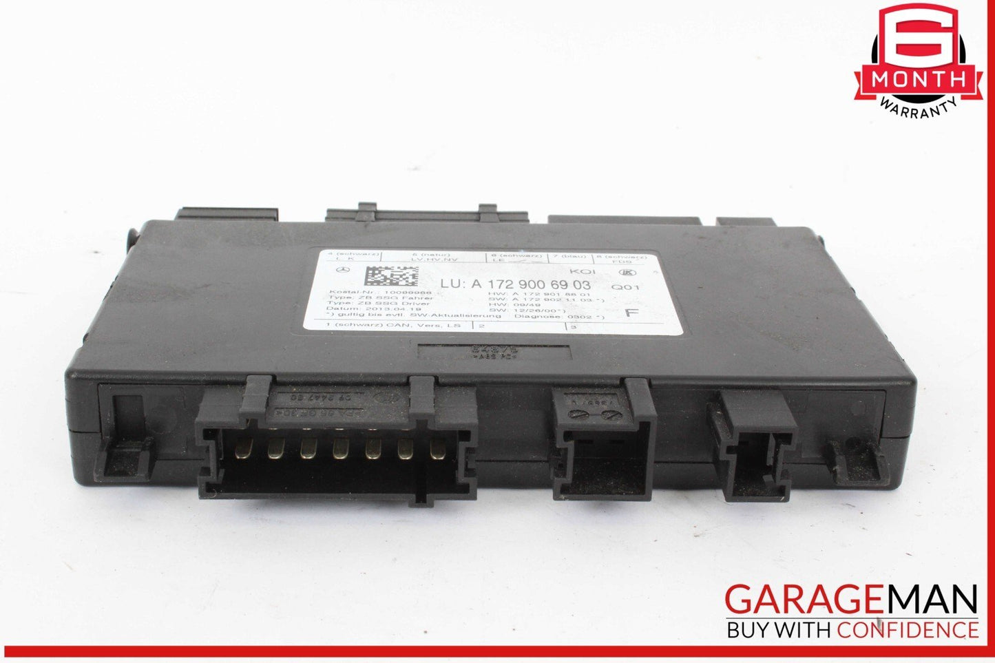 08-18 Mercedes W204 C250 SLK250 Front Left Driver Side Seat Control Module Unit