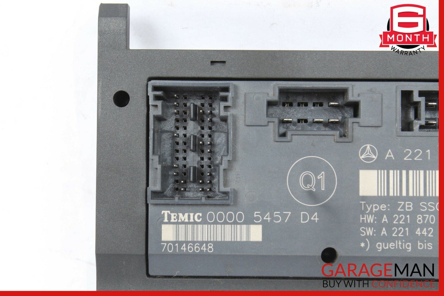 07-13 Mercedes W221 S550 Front Right Passenger Side Under Seat Control Module