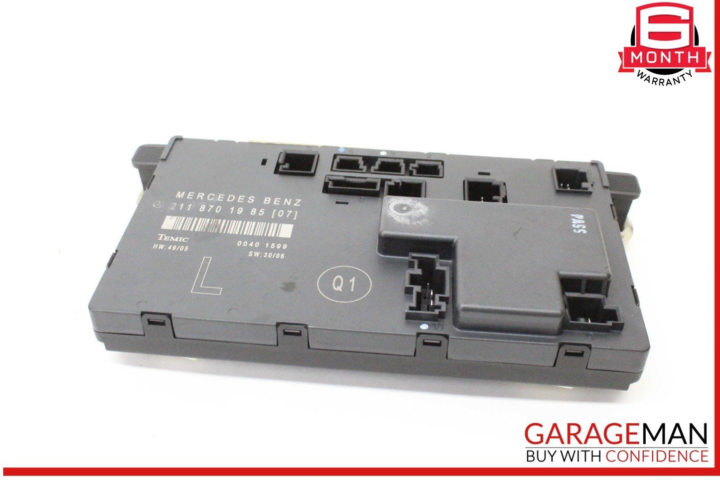 03-09 Mercedes E350 W211 Driver Side Door Control Module 2118208185 OEM