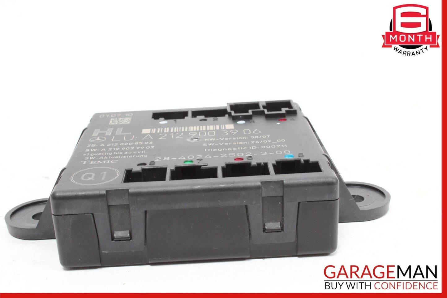 08-18 Mercedes W212 E350 C350 CLS550 Rear Left Side Door Control Module OEM
