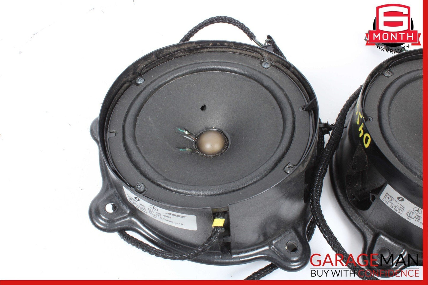 00-06 Mercedes W220 S500 S350 Front Left & Right Door Sound Speaker Speakers Set