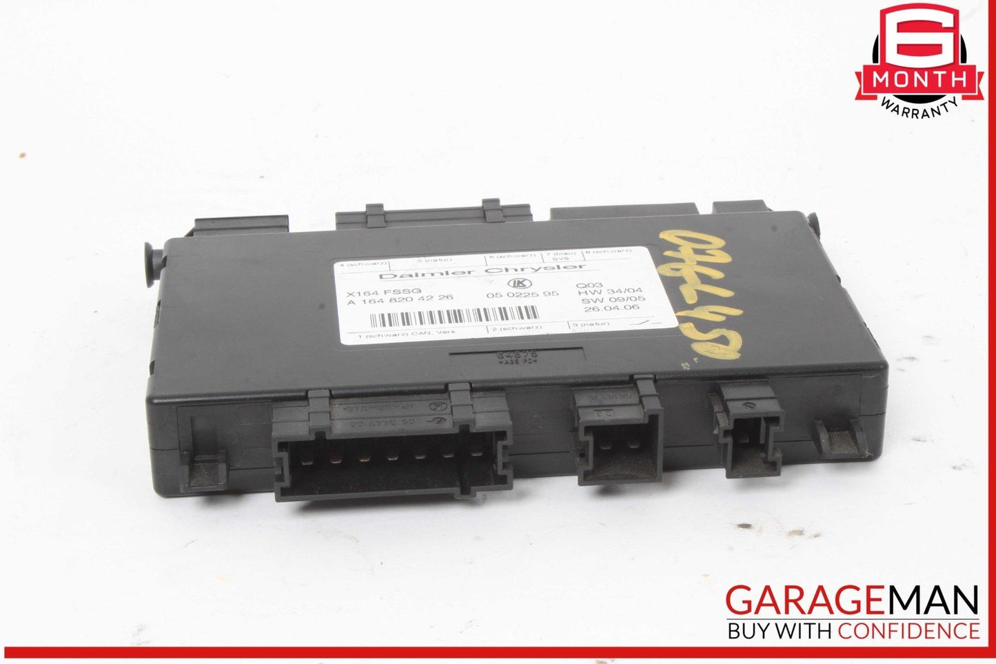 07-12 Mercedes X164 GL450 4MATIC Third Seat Row Power Folding Control Module OEM