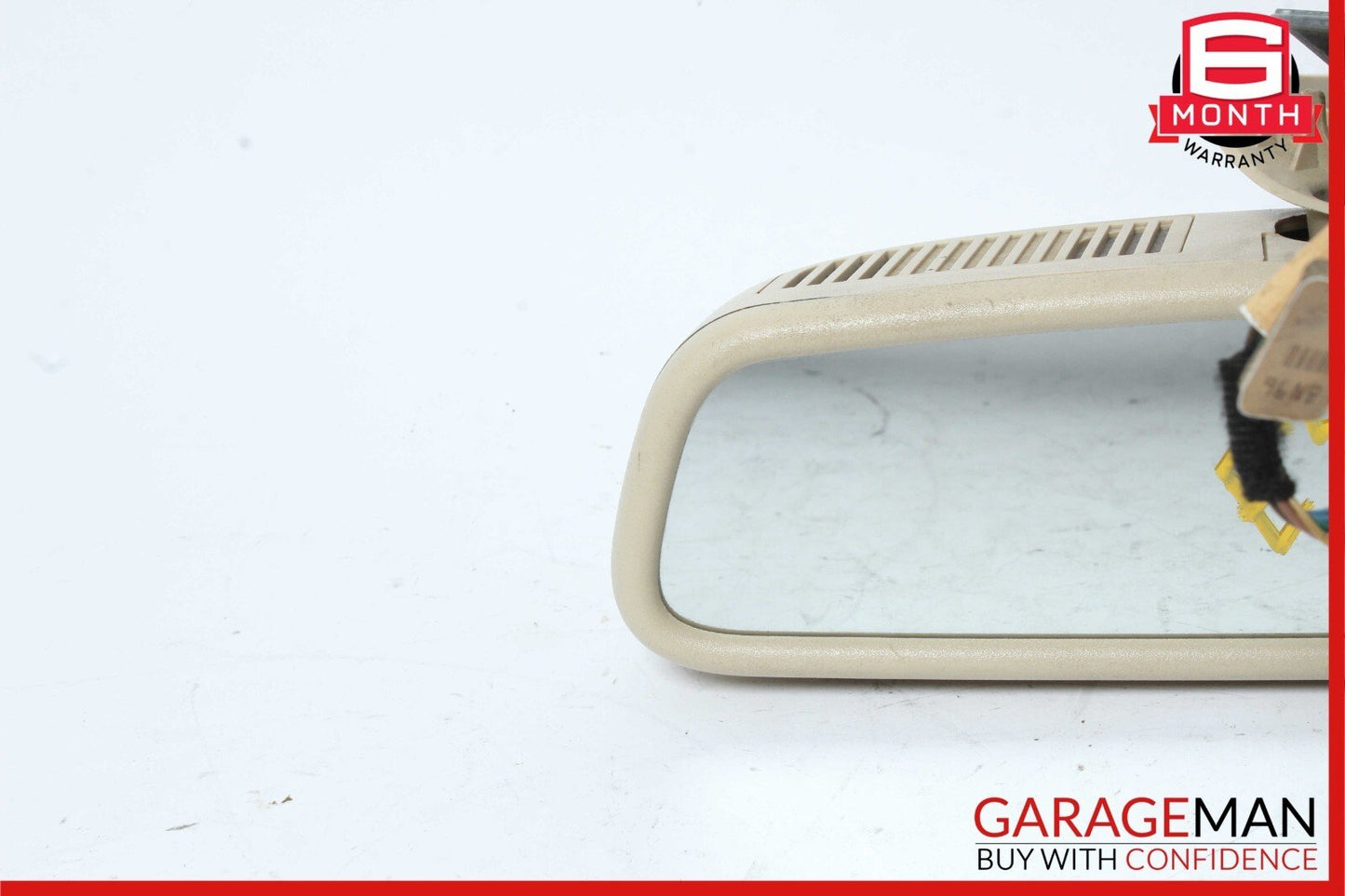 10-16 Mercedes C250 E350 E550 Front Top Upper Rear View Mirror Beige OEM