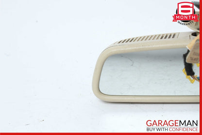 10-16 Mercedes C250 E350 E550 Front Top Upper Rear View Mirror Beige OEM