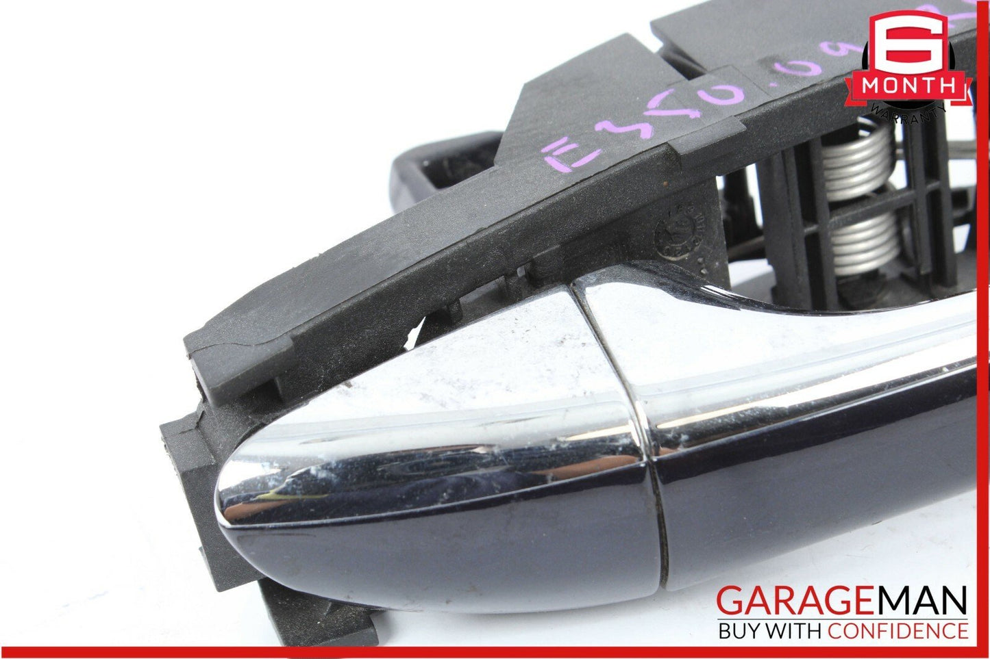 03-06 Mercedes W211 E350 E500 Rear Right Side Exterior Door Handle Blue OEM