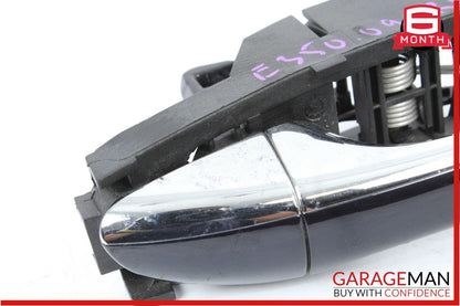 03-06 Mercedes W211 E350 E500 Rear Right Side Exterior Door Handle Blue OEM