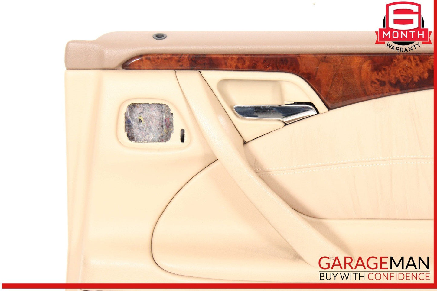 96-02 Mercedes W210 E320 Rear Right Passenger Side Interior Door Panel Trim OEM
