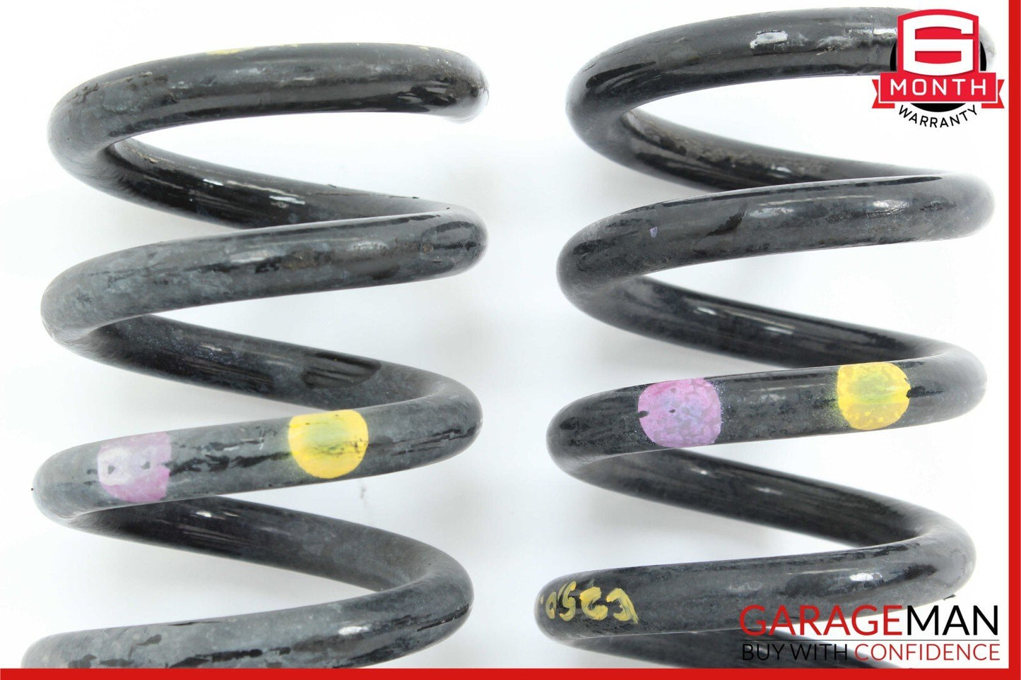 08-14 Mercedes W204 C250 Rear Left & Right Shock Absorber Coil Springs Set of 2