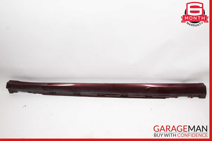 06-13 Mercedes W251 R350 R500 Left Driver Side Rocker Skirt Molding Panel Red
