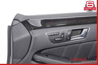 10-13 Mercedes W212 E350 E550 Front Right Side Interior Door Panel Cover Black