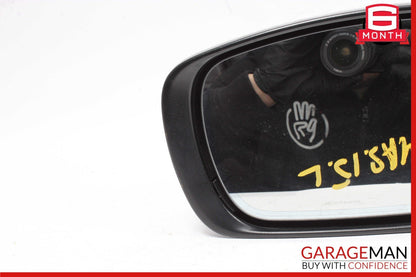14-17 Maserati Ghibli Front Left Side Mirror Door Rear View Gray/Black OEM