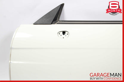 12-20 Mercedes R172 SLK250 Front Left Side Exterior Door Shell Calcite White
