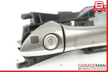 03-09 Mercedes W209 CLK350 Front Left Side Exterior Door Handle Indium Gray OEM
