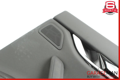 14-17 Maserati Ghibli Rear Right Passenger Complete Interior Door Panel Black