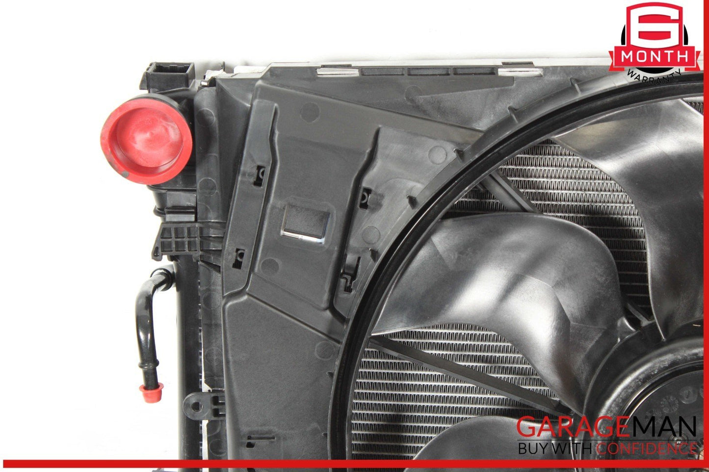 12-15 Mercedes W204 C250 Engine Motor Cooling Radiator A/C AC Condenser Assembly