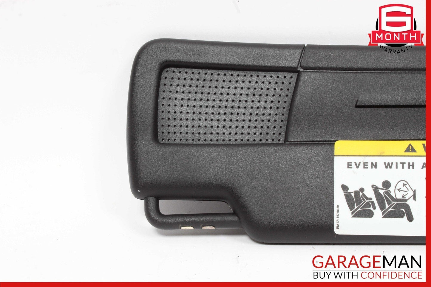 05-11 Mercedes R171 SLK300 Front Right Side Sun Visor Sunvisor Shade Black OEM