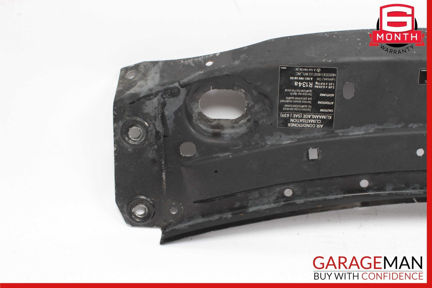 06-12 Mercedes X164 GL550 R350 Front Upper Radiator Core Tie Bar Support Frame