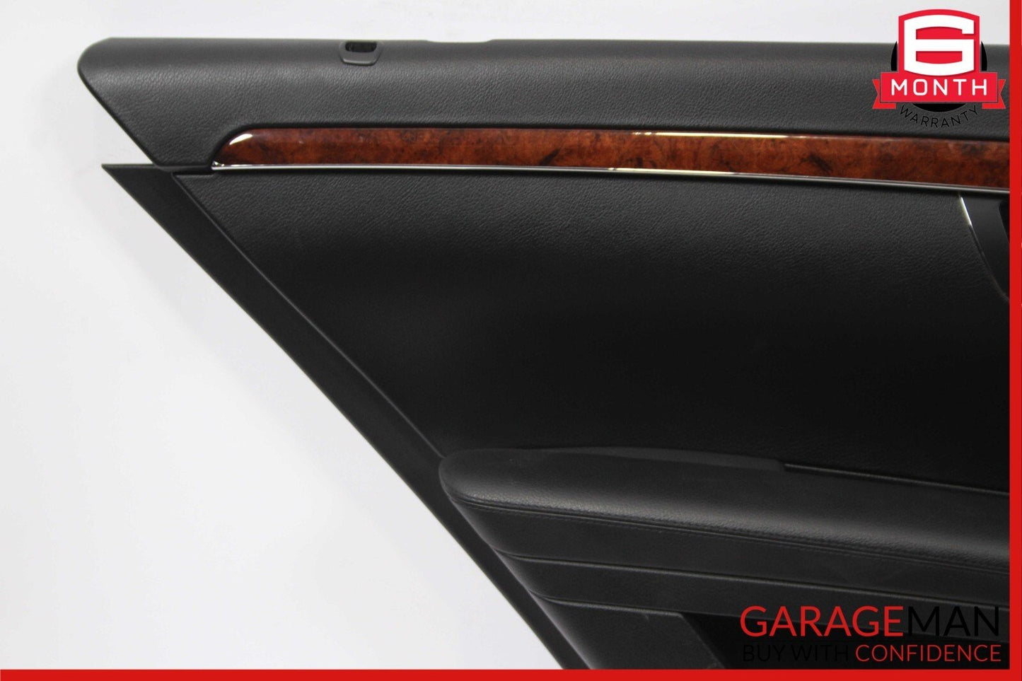 07-09 Mercedes W221 S550 Rear Left Side Interior Door Panel Cover Trim Black
