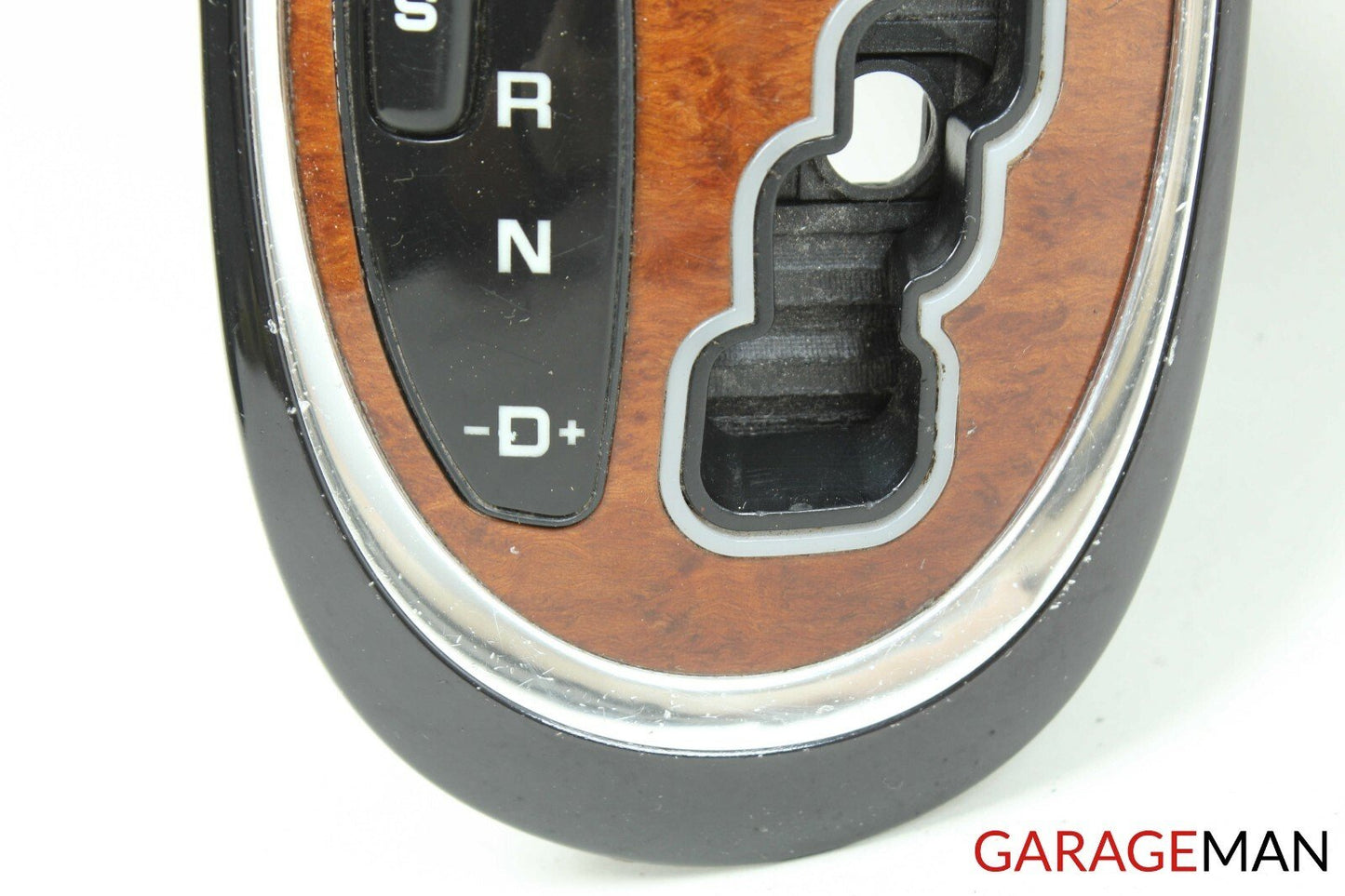 00-06 MERCEDES W220 S430 GEAR SHIFTER BEZEL TRIM COVER INDICATOR WOOD OEM