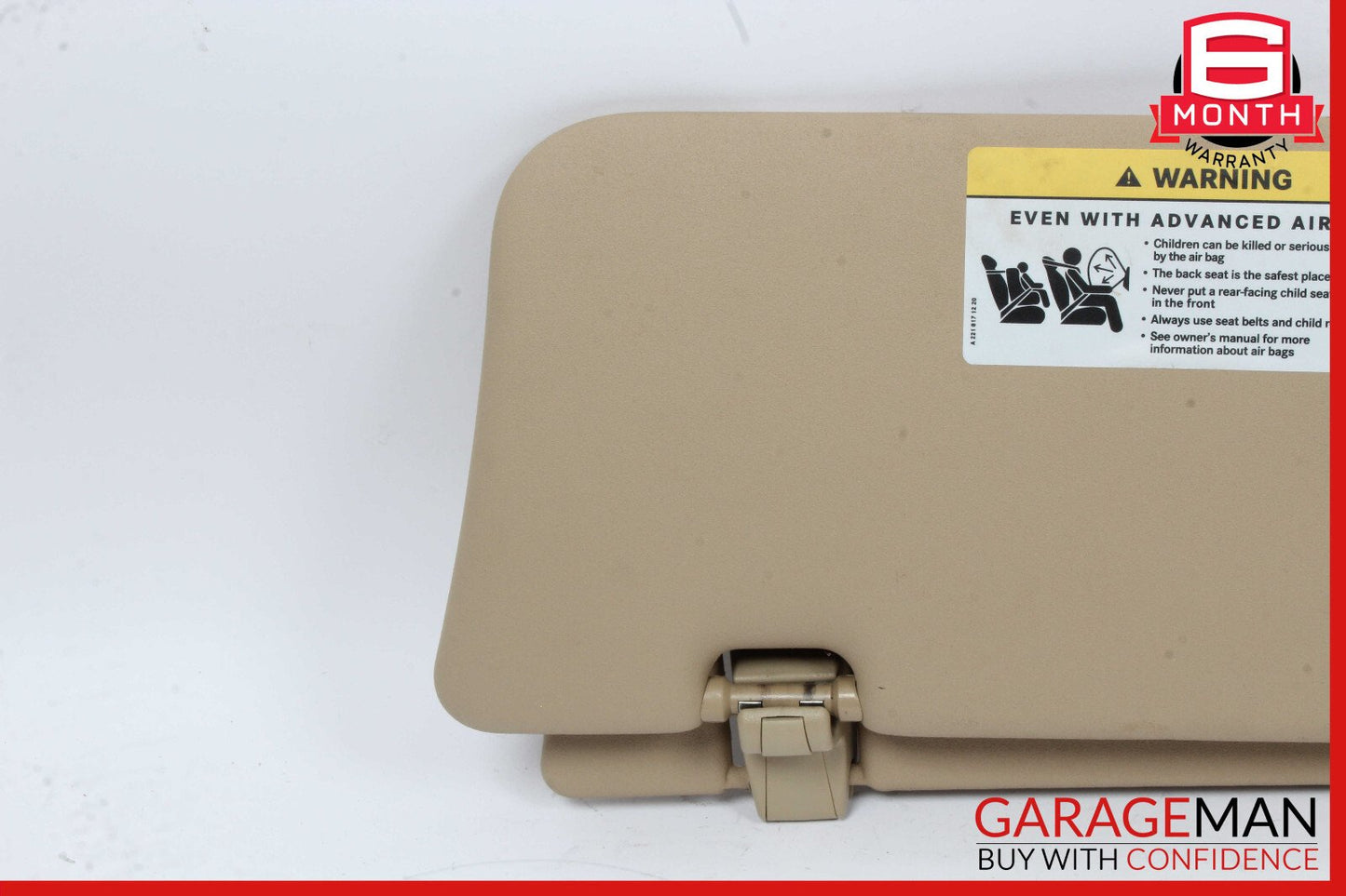 06-12 Mercedes W164 ML500 Front Right Side Sun Visor Sunvisor Shade OEM