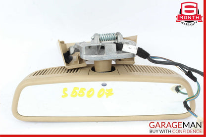 07-09 Mercedes W221 S550 S600 S63 AMG Interior Top Rear View Mirror Brown OEM