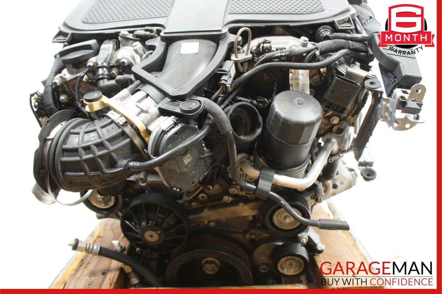12-16 Mercedes E350 GLK350 C350 M276 V6 3.5L Complete Engine Assy RWD OEM 155k