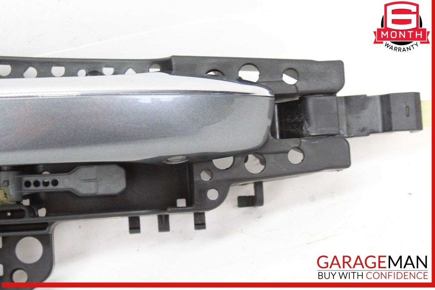 11-18 Audi A8 Front Right Passenger Side Exterior Door Handle Gray 4H0837886 OEM