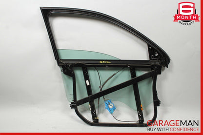 03-06 Porsche Cayenne 955 Front Left Side Door Window Frame Glass Panel Assy