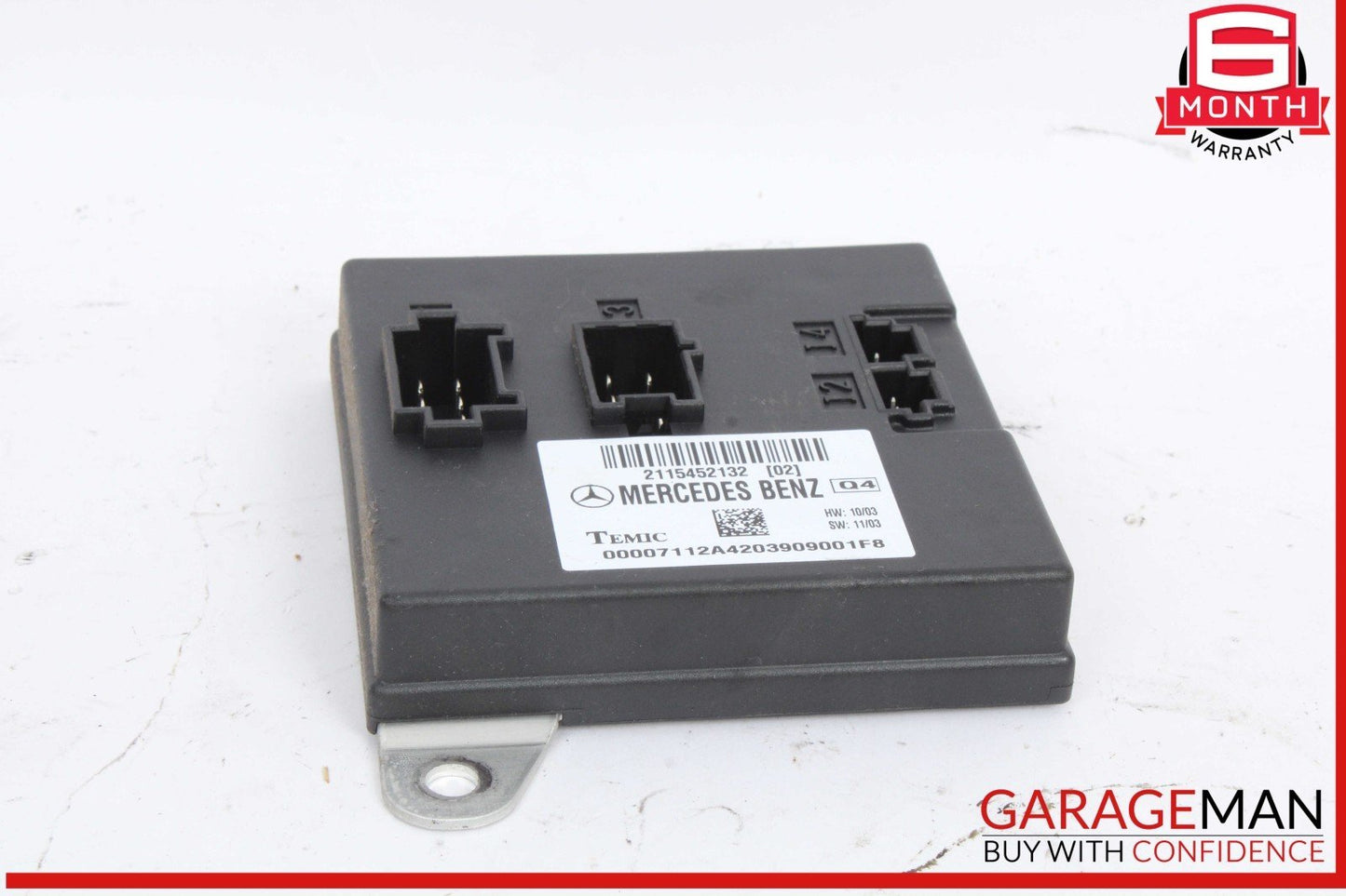 03-11 Mercedes W211 E320 CLS550 Body Control Module Unit BCM 2115452132 OEM