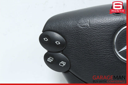 03-12 Mercedes R230 SL500 G500 G55 AMG Steering Wheel Airbag Air Bag Black OEM