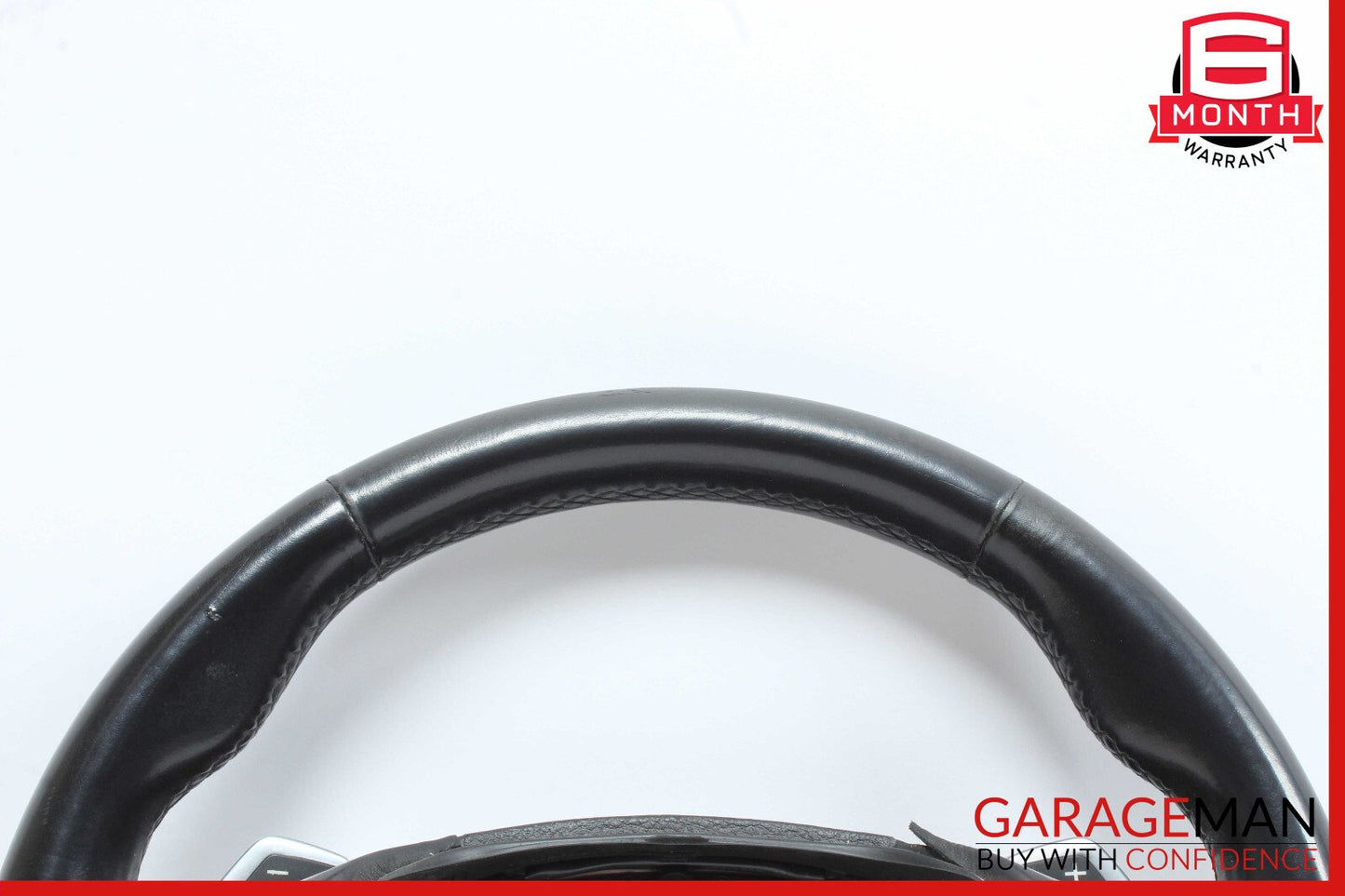13-19 BMW 650i F06 Steering Wheel Black OEM