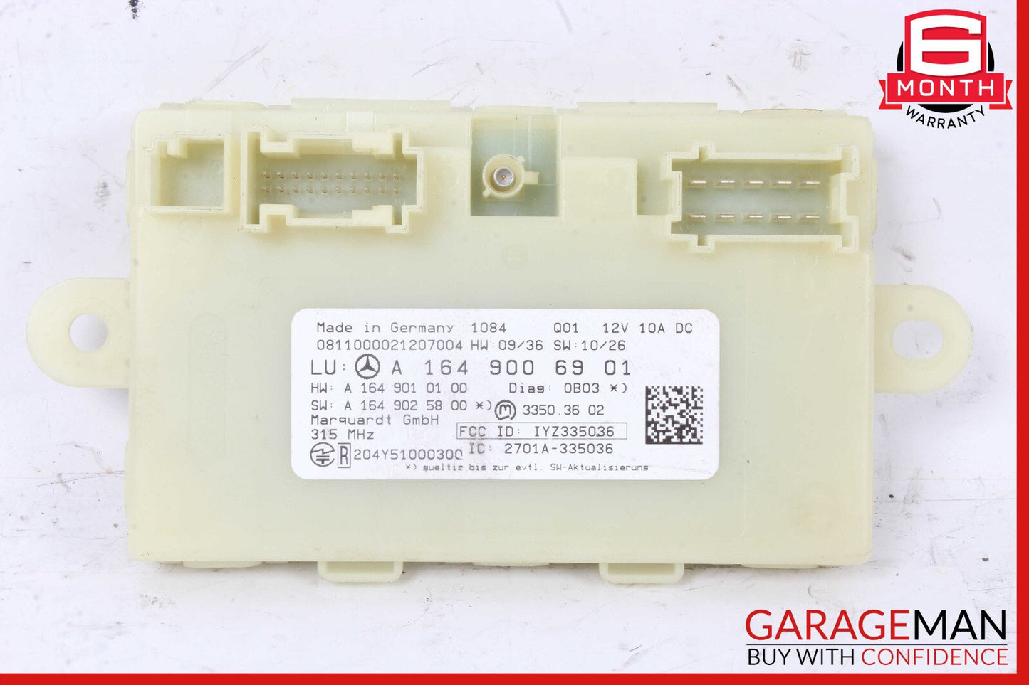 10-12 Mercedes X164 GL450 GL550 Keyless Go Ignition Control Module Unit