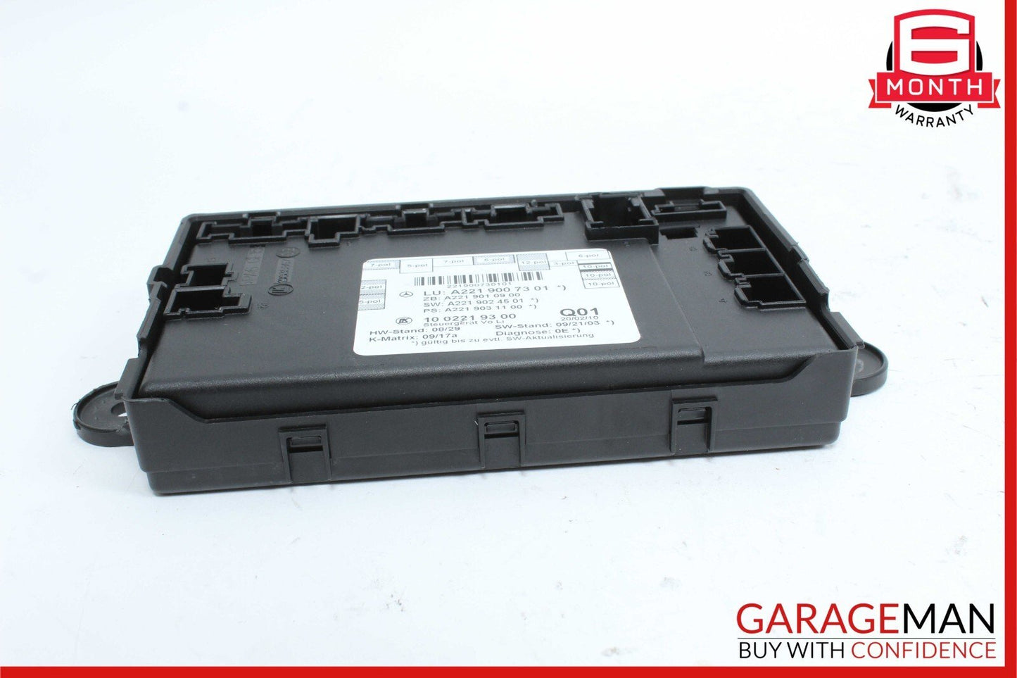 07-13 Mercedes W221 S550 S65 AMG Front Left Door Control Module 2219010900 OEM