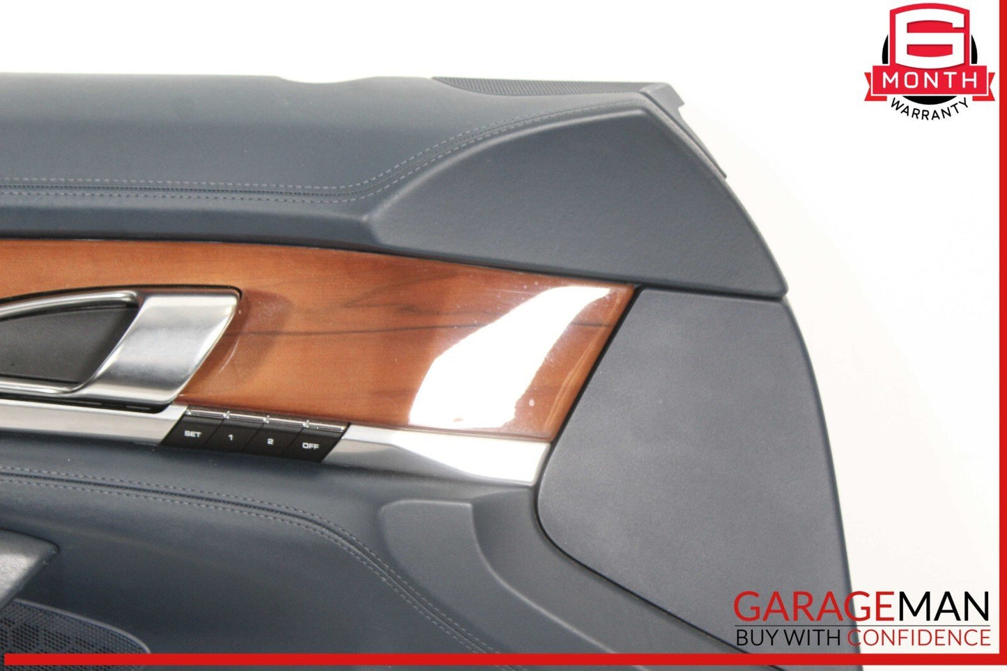 10-16 Porsche Panamera 970 Front Left Side Interior Door Panel Black OEM