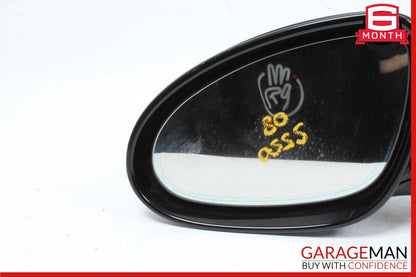 07-09 Mercedes W221 S550 S600 Front Left Side Mirror Door Rear View Black OEM