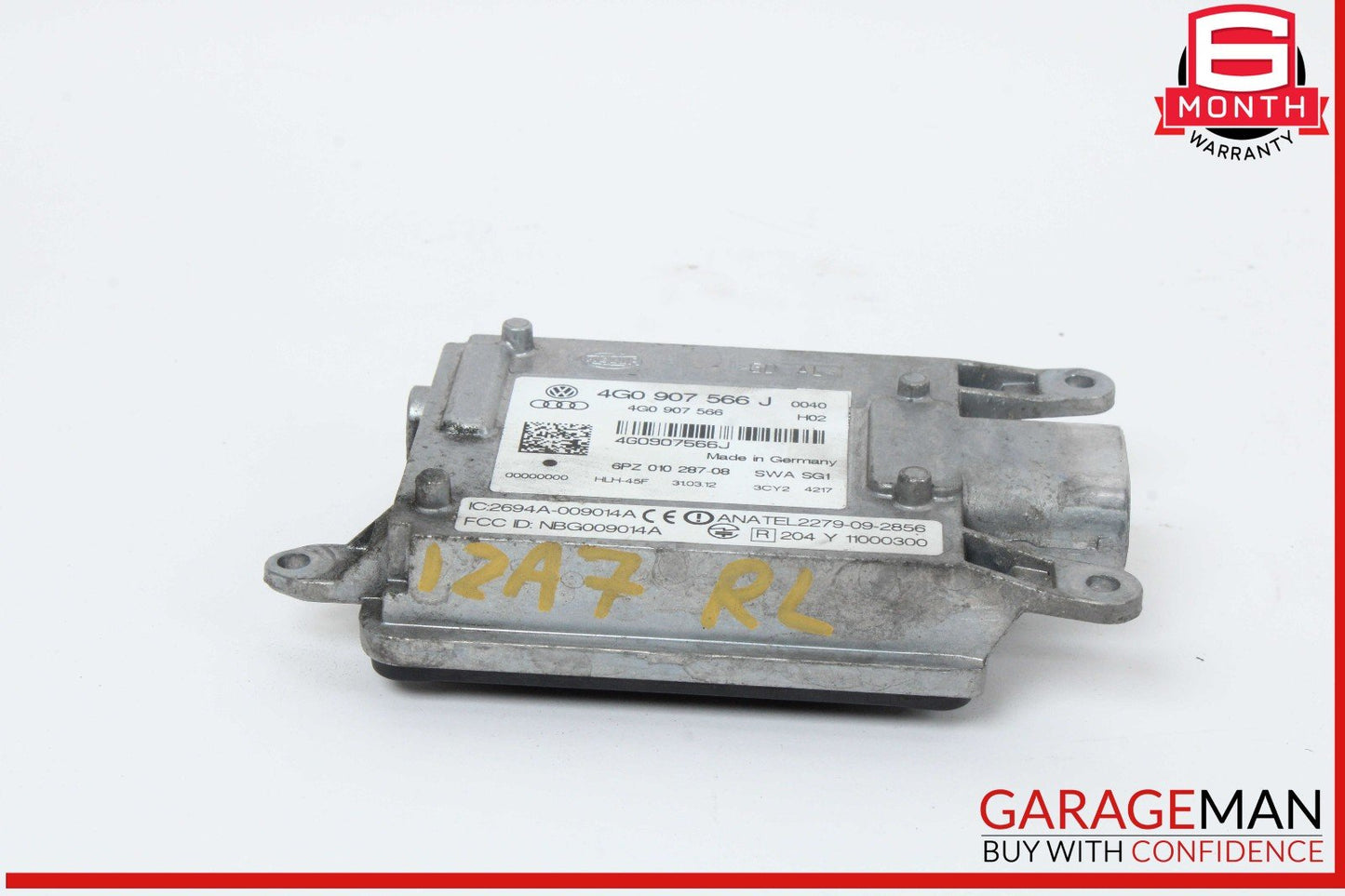 12-18 Audi A7 Rear Left Driver Side Lane Change Assist Blind Spot Module OEM