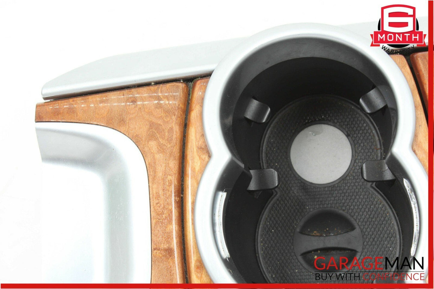 06-09 Mercedes W251 R350 Center Console Cup Holder Ashtray Cover Assembly Wood