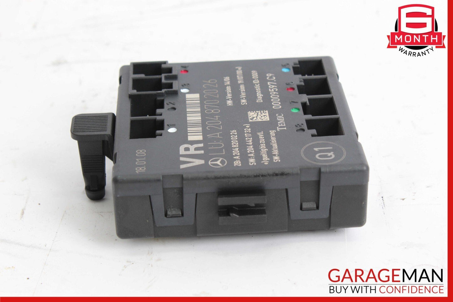 08-14 Mercedes W204 C300 C350 Front Right Side Door Control Module 2048702026