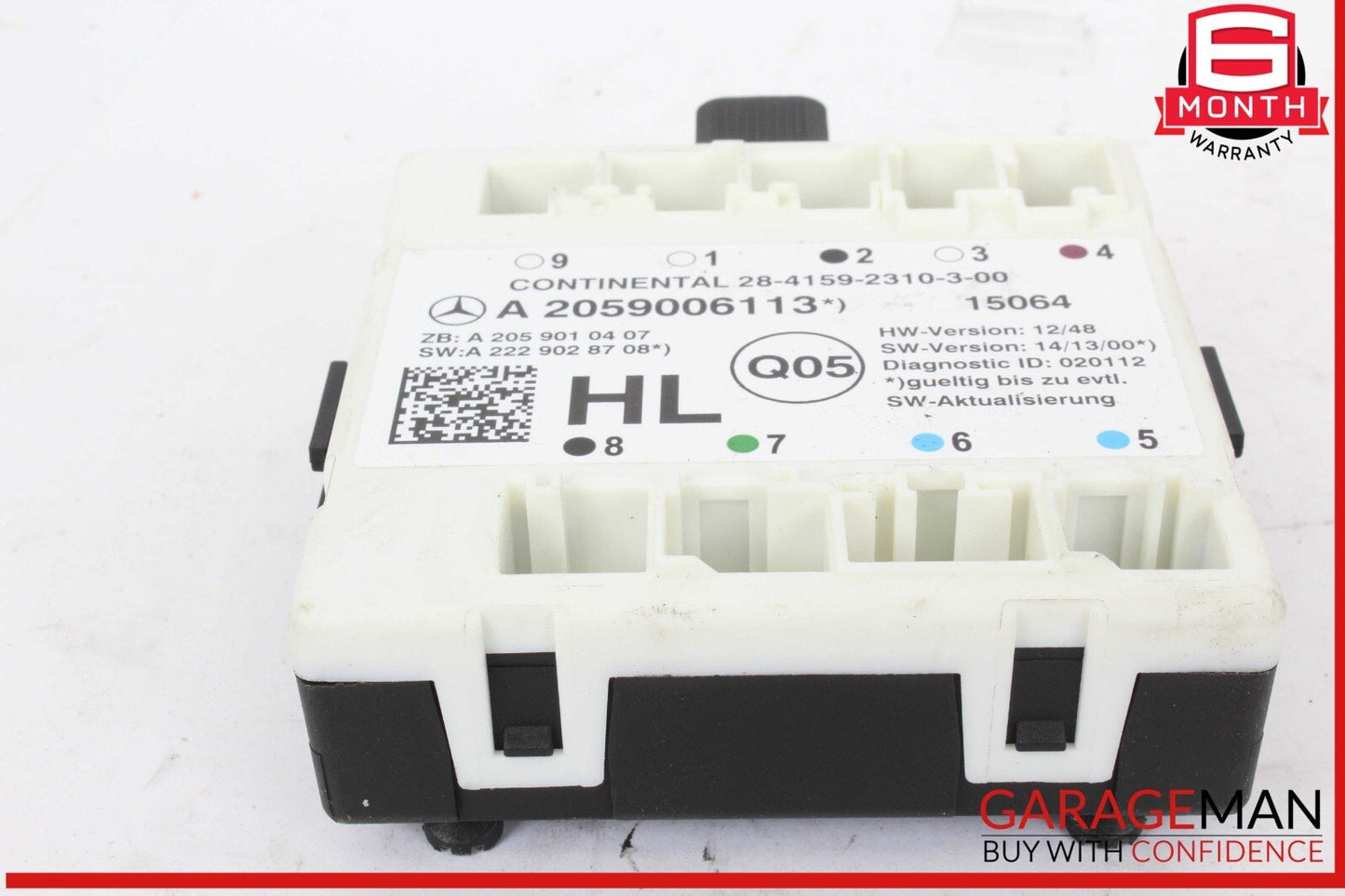 15-18 Mercedes W205 C300 C400 Rear Left Driver Side Door Control Module Unit OEM