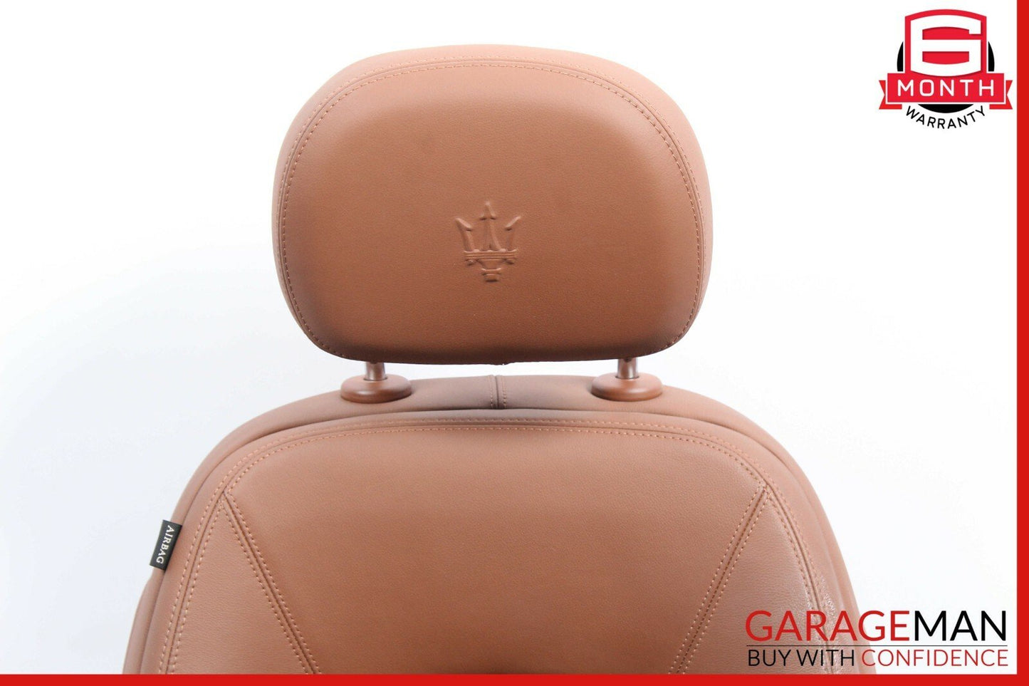 14-17 Maserati Ghibli Front Right Side Complete Seat Cushion Assembly Brown