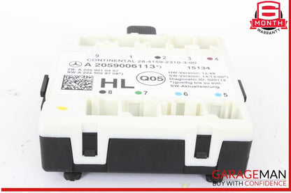 15-18 Mercedes W205 C300 C400 Rear Left Driver Side Door Control Module Unit OEM
