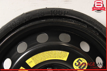 07-15 Audi Q7 Emergency Spare Wheel Rim Tire 6.5 x 18 H2 ET53 OEM