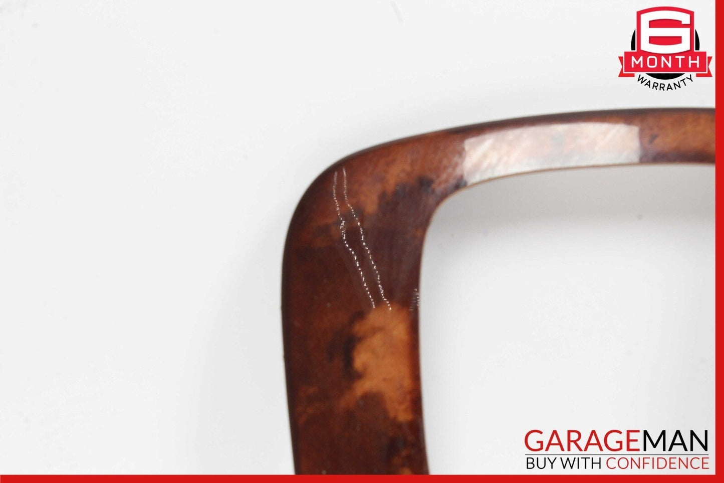 00-06 Mercedes W220 S350 S55 Front Center Console Shift Shifter Trim Bezel Wood