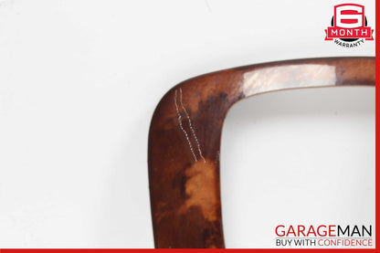 00-06 Mercedes W220 S350 S55 Front Center Console Shift Shifter Trim Bezel Wood