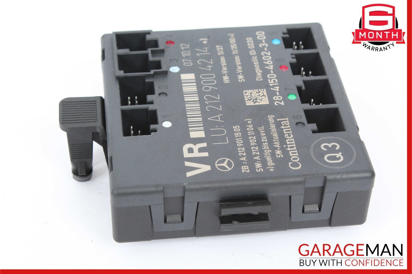 08-18 Mercedes W204 C250 C300 SLK250 Front Right Side Door Control Module Unit