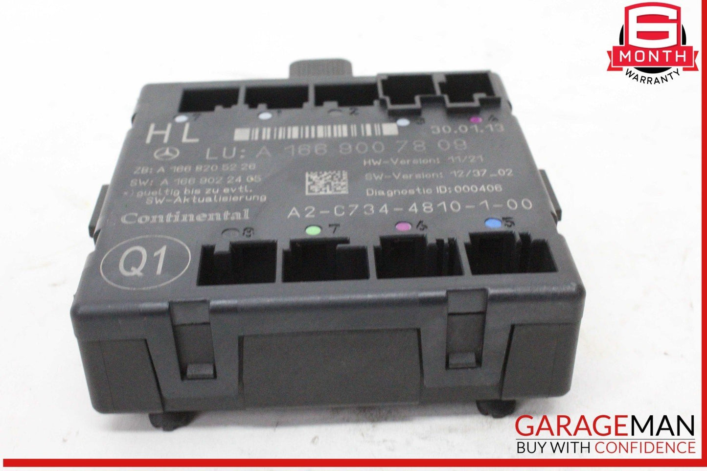 12-19 Mercedes X166 GL450 GLE350 Rear Left Side Door Control Module Unit OEM