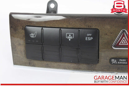 05-07 Mercedes W203 C230 C320 Dashboard Dash Control Switch Panel Bezel Trim OEM