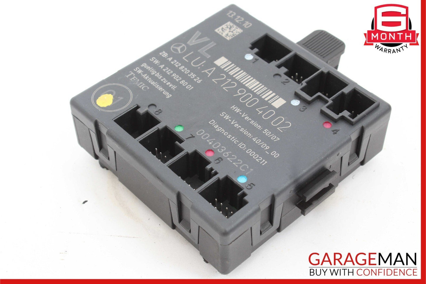 08-14 Mercedes W204 C250 C300 C350 Front Left Side Door Control Module Unit
