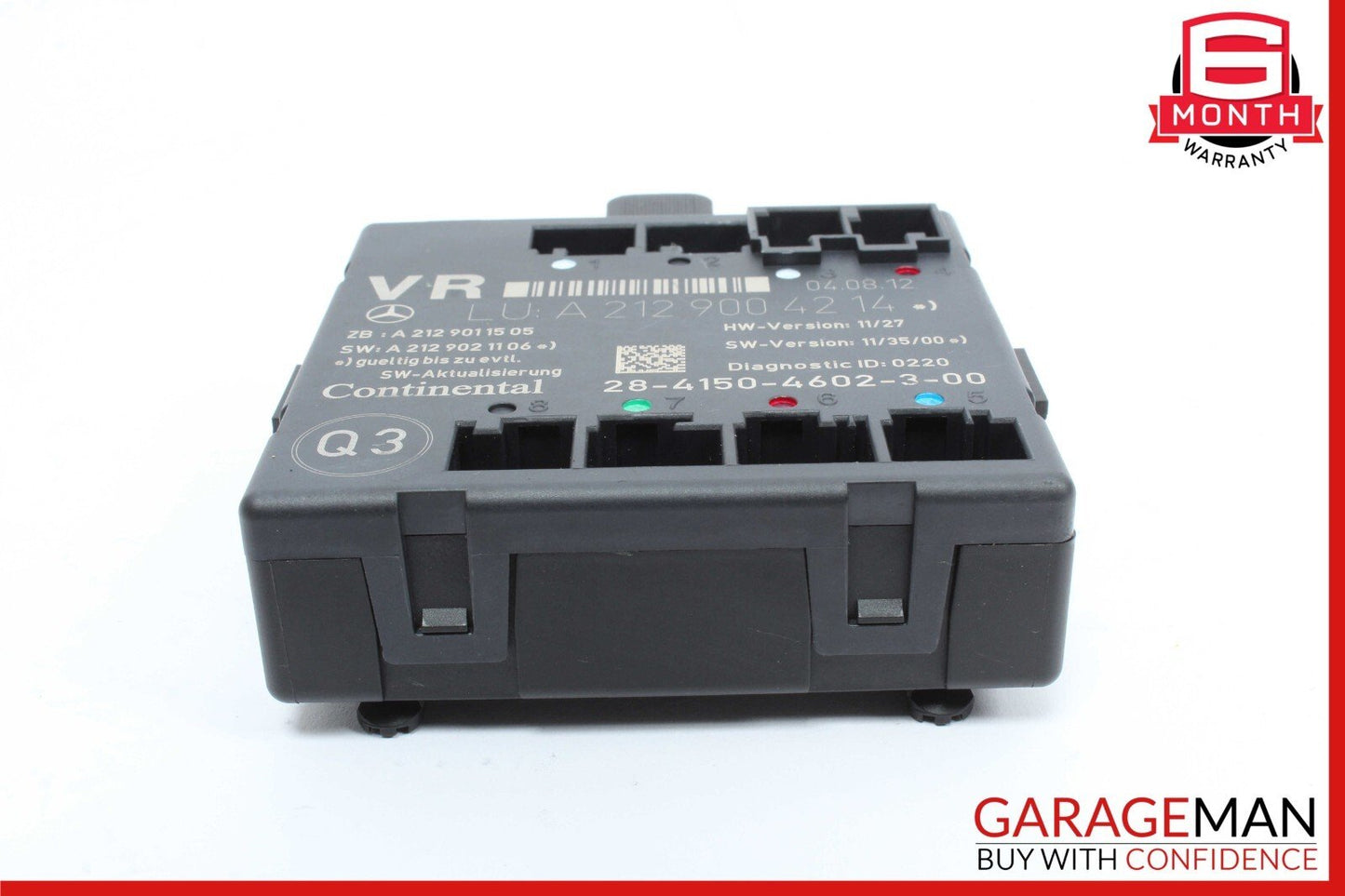 08-18 Mercedes W204 C250 C300 SLK250 Front Right Side Door Control Module Unit